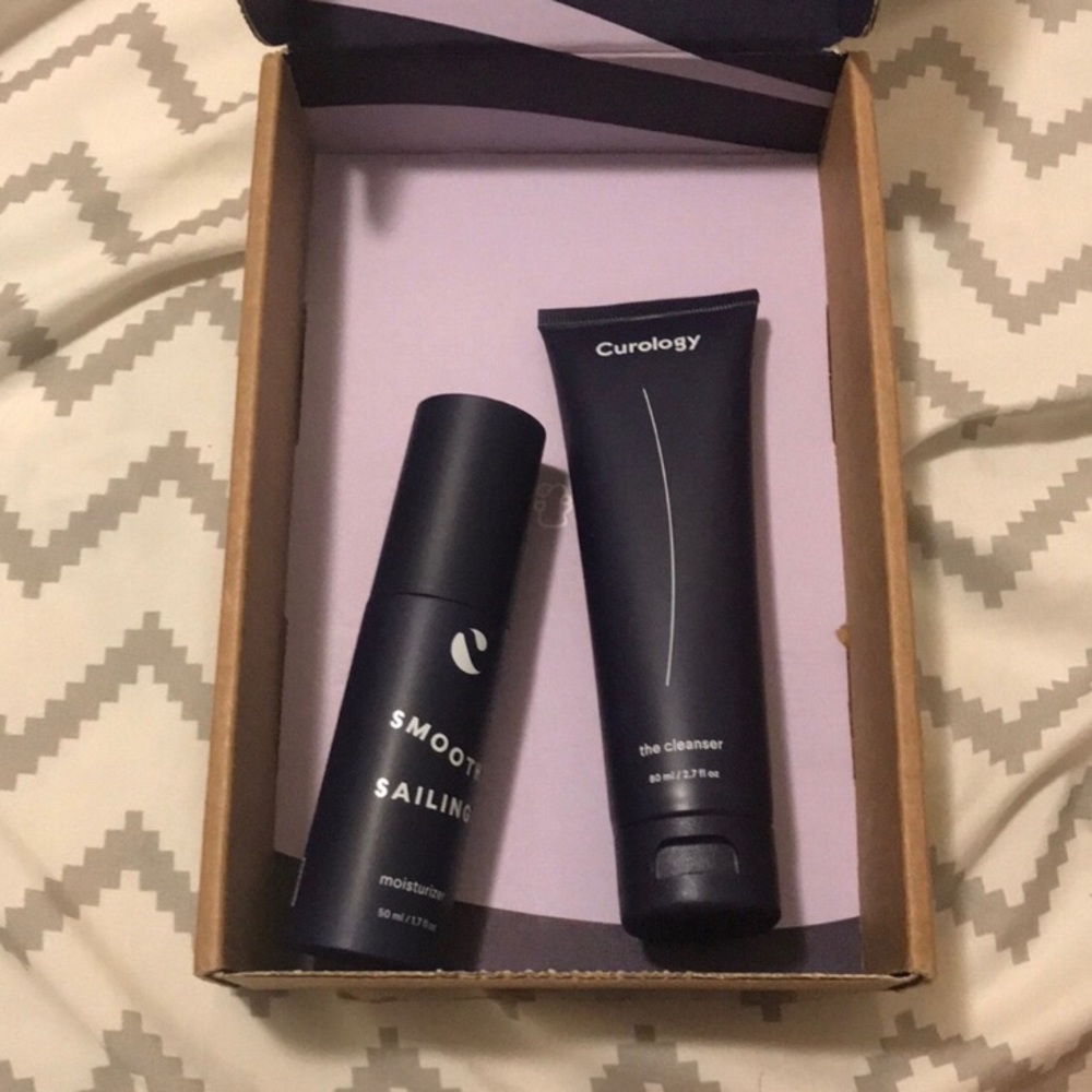 Curology Face wash and moisturizer- full size